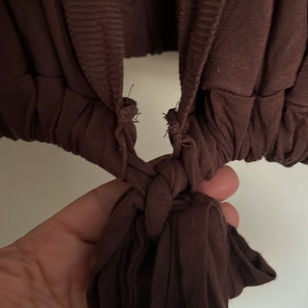 Torrid Solid Chocolate Brown Super Soft Open Fron… - image 5